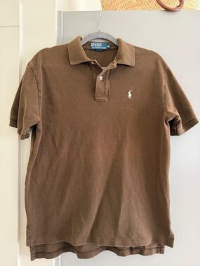 Ralph Lauren Brown Short-Sleeve Polo